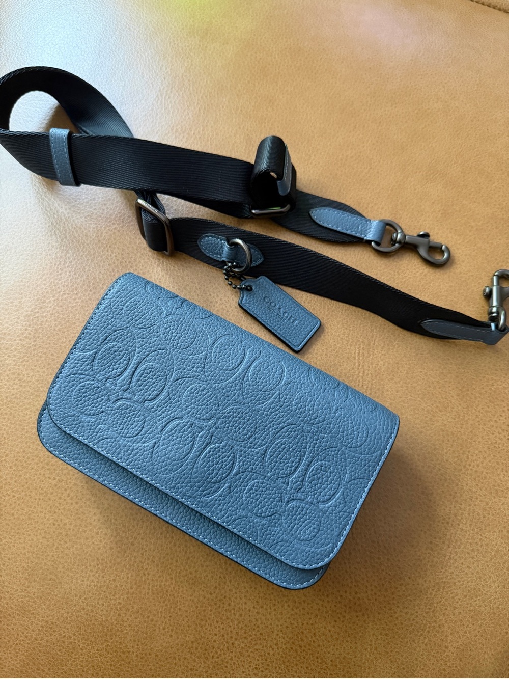 Coach Leather Crossbody Bag with Removable Strap